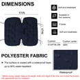 thumbnail image 5 of Cushions for Hanging Egg Chair, Thicken Outdoor rocking chair cushions, Garden Hanging Basket Chair Seat, Papasan Chair Cushion（Navy blue）, 5 of 7