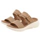 thumbnail image 2 of Zapatos Planos Casuales Sandalias Con Punta Abierta Cuña Cómodas para La Playa Junto A Piscina, 2 of 9