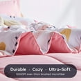 thumbnail image 7 of Sleep Zone Kids Twin Bedding Comforter Set - 5 Pieces Super Cute & Soft Bedding Sets & Collections with Comforter, Sheet, Pillowcase & Sham - Fade Resistant Easy Care (Pink Sheep), 7 of 7