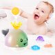 thumbnail image 4 of Light Up Whale Bath Toys Sprinkler for Babies 6-12 12-18 Months or Kids Ages 1-3 2-4, Easter Basket Stuffers Rechargeable Infant Toddler Bath Toys for 1 Year Old Boys Girls 1st Birthday, 4 of 6