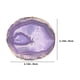 thumbnail image 4 of Posavasos de ágata natural con forma de rebanada para mesa de comedor, adorno de piedra para taza, 4 of 7