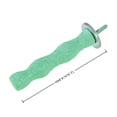 thumbnail image 3 of Bird Beak Grinding Stone Resin Parrot Perch for Cage, 4.8 Inch Nail Trimmer and Claws Grinding Stick for Parakeets Cockatiels Hamsters Chinchillas - Washable Bird Cage Accessories Use, 3 of 5