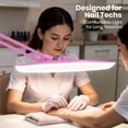 thumbnail image 6 of Neatfi Professional LED Desk Lamp with Clamp, 2200 Lumens, 20-Inch Wide Head, Dimmable Work Light for Crafting, Quilting, Sewing, Home Office & Hobby Projects, Pink, 6 of 9