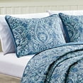 thumbnail image 3 of ESCA JB22387Q Norma Bedspread, Blue - 3 Piece - Queen Size, 3 of 6