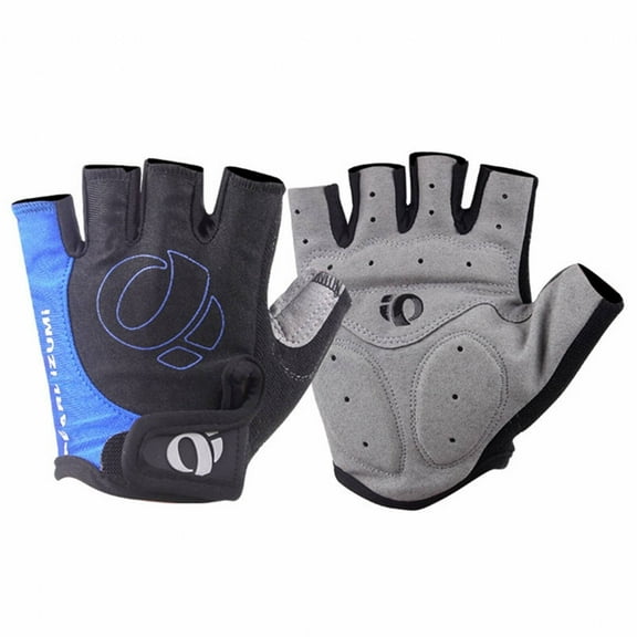 FACEGA Fingerless Gloves,Soft Breathable Design Half Hand Gloves for Men,Camping Climbing Gift Winter Gloves for Bike,Blue