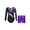 Night Pegasus, variant on vastwit Girls Gymnastics Leotard with Shorts Active Clothes Set Metallic Ballet Dance Sports Outfits Star Black 4