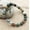 Silver agate, variant on Mens Natural Stone Lava Rock Bead Bracelet Leopard Head Pendant Charm Handmade Jewelry for Anniversary Engagement Gift