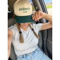 thumbnail image 2 of Slow Morning Club Hat, Retro Embroidered Trucker Cap for Women, Aesthetic Chill Vibes Baseball Hat, Vintage Style Weekend or Coffee Lover Gift, 2 of 5