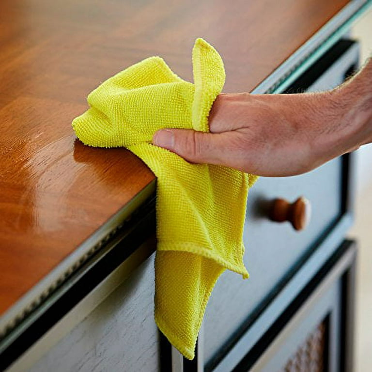 Microfiber Cleaning Rags, Small Square Towels, Household Cleaning