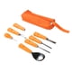 thumbnail image 5 of Juego de tallado de calabaza para Halloween, herramienta multiusos de acero inoxidable con bolsa de almacenamiento para decoración de farol, 7 Uds., 5 of 5