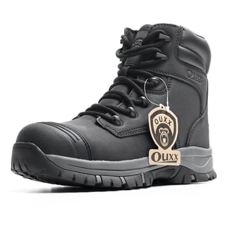 Genuine Grip 7130-12M Mens Slip-Resistant Steel Toe Zipper 