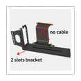 thumbnail image 4 of 1 x 3 slot bracket-Black, 4 of 6
