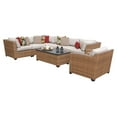 thumbnail image 2 of TK Classics Laguna Wicker 8 Piece Patio Conversation Set with Club Chair and 2 Sets of Cushion Covers, 2 of 3