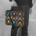 thumbnail image 6 of Retro Colored Prism Laptop Bag, 13 inch Laptop or Tablet, Business Casual Laptop Bag, 6 of 8