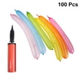 thumbnail image 2 of 100 Pcs Ballons avec Pompe Fournitures de Fête Ballon Long, 2 of 7