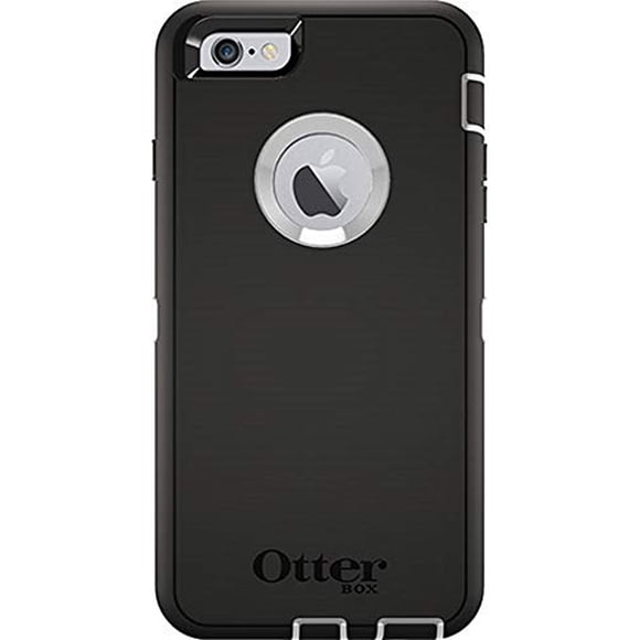 OtterBox Rugged Protection Defender Case for iPhone 6 Plus/6S Plus (ONLY) - Bulk Packaging - Black/White
