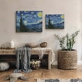 thumbnail image 6 of Starry Night Canvas Print, Van Gogh Wall Art, Starry Night Canvas Wall Art, Vincent Van Gogh Wall Art , Ready To Hang for Living Room Home Wall Decor 11x14, 6 of 7
