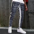 thumbnail image 3 of Men's Spring and Fall Sports Fitness Solid Color Trousers, Loose Running Casual Large Size Sweatpants with Ankle Zipper for Athletic Wear,Dark Gray,2XL, 3 of 4