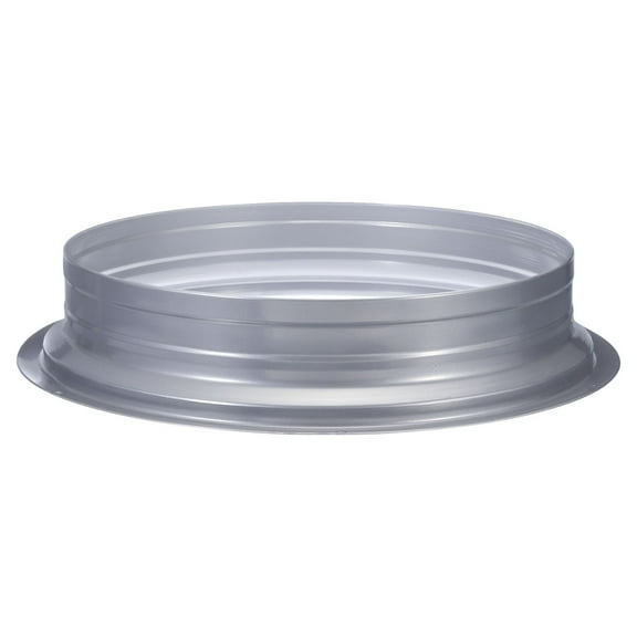 Unique Bargains Duct Connector Flange, Metal Straight Pipe Flange Round Ventilation Duct