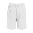 thumbnail image 5 of Gibobby Mens Shorts Mens Casual Shorts Stretch Drawstring Summer Beach Shorts Chino Golf Shorts with Pockets Elastic Shorts For Men Big And Tall(XXXL,White), 5 of 9
