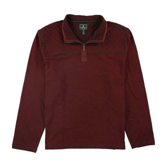 G.H. Bass & Co. Mens Mountain Wash Pullover Sweater, Red, Small