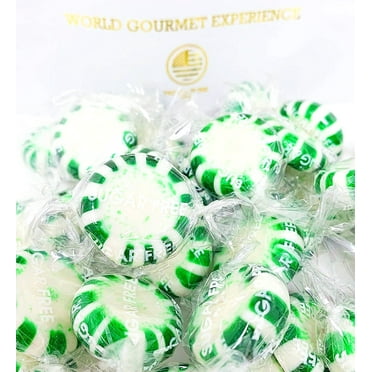 SweetGourmet Sugar-Free Spearmint Starlight Bulk Arcor Hard Candy |  4 Pounds