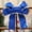 Blue, variant on 5/10Pcs Large Bow Christmas Tree Bowknot Ornaments Party Gift Present Xmas Decor
