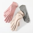 thumbnail image 2 of Guantes cálidos para damas de otoño e invierno, además de terciopelo acolchado, cálidos para conducir al aire libre, ciclismo, pantalla táctil, guantes de terciopelo de invierno, 2 of 6