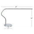 thumbnail image 7 of JONATHAN Y Julian 15" LED Integrated Task Lamp, Chrome, JYL7003A, 7 of 7