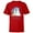 Red, variant on Star Wars The Mandalorian Grogu Tis the Season Holiday Standard - Short Sleeve T-Shirt for Kids – Customized-White