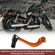 thumbnail image 5 of Palanca de cambio de motocicleta plegable para Honda CRF110F 2013-2018, pedal de aleación de aluminio, brazo de palanca de cambio, palanca naranja cabeza negra, 5 of 6