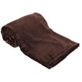 thumbnail image 6 of 24 Pack of Bulk Wholesale Soft Cozy Plush 60”L x 50”W Lightweight Reversible Microfiber Sherpa Throw Blankets for Adults, Kids, Pets, Beds, Couches and Loveseats in Chocolate Brown, 6 of 10