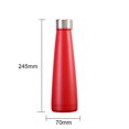 thumbnail image 1 of Botella de agua de bebida térmica para deportes al aire libre portátil de 450 ml para ciclismo (rojo) Hugtrwg Para Estrenar, 1 of 9