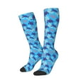 thumbnail image 2 of Easygdp Ornamental Turtles Soccer Socks Sport Knee High Socks Calf Compression Athletic Socks for Men and Women, 2 of 9