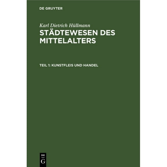 Kunstfleis Und Handel (Hardcover)