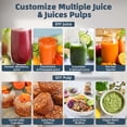 thumbnail image 2 of 1000W Electric Juicer Fruit Vegetable Blender Juice Extractor Citrus Machine New, 2 of 12
