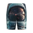 thumbnail image 7 of Daiia Astronaut Helmet Reflections Mens Woven Stretch Pajama Short,Short Pajama Pants-X-Large, 7 of 7