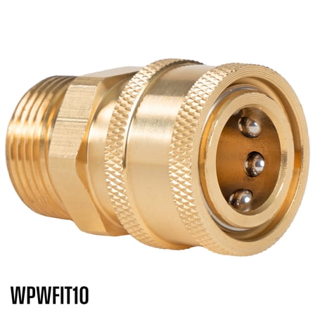 Westinghouse Heavy-Duty, M22-14MM Quick-Connect Hose Fitting for Pressure Washer Gun to Pressure Washer Hose