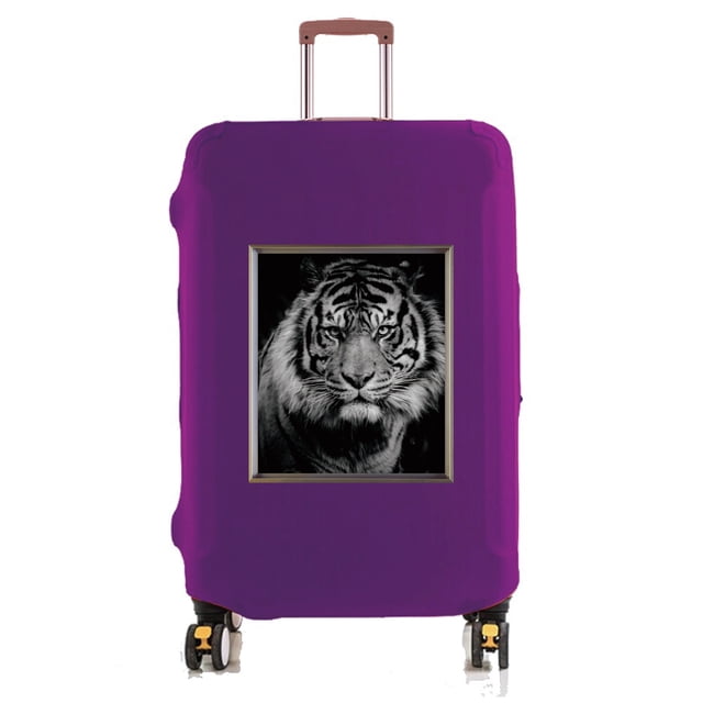18-32 Inch Large Capacity Travel Essential Bag with Animal Serie Print Pattern Travel Accessories Suitcase Dust Protection Cover 8animal 030 S