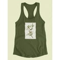 thumbnail image 3 of Yellow-Breasted Warbler Racerback Tank Women -John James Audubon Designs, Female Medium, 3 of 4
