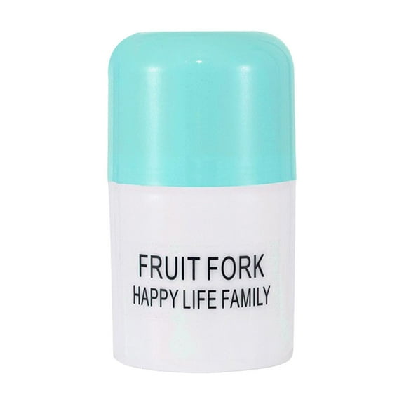 Dvumao kitchen utensils, Fruit Fork Set Fruit Skewer One- Plastic Two-tooth Home Eating Fruit Cake Dessert Small Fork For Snacks, Gift for Friend
