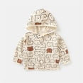 thumbnail image 2 of Otqutp Toddler Baby Lightweight Breathable Fall Jackets Kids Boys Girls Cartoon Print Zipper Outerwear Windbreaker Coat, 2 of 7