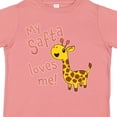 thumbnail image 4 of Inktastic My Safta Loves Me- Cute Giraffe Boys or Girls Toddler T-Shirt, 4 of 5