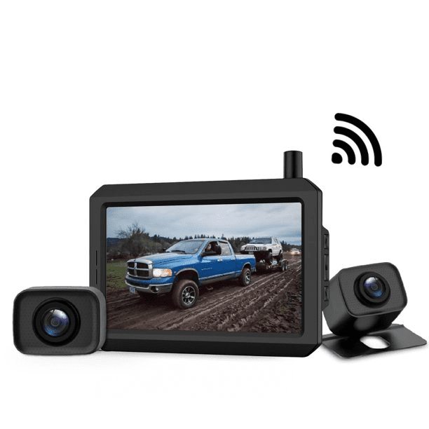 AutoVox W7PRO Upgrade 720P Digital Wireless Backup Camera with 2