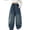Z4-Navy-Frostluinai summer jeans denim pants, variant on Frostluinai Distressed Jeans for Girl 5-15Y High Elastic Waist Retro Denim Pants Baggy Straight Wide Leg Jeans with Pocket Vaqueros De Mujer