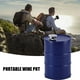 thumbnail image 5 of Mini decantador de vino, capacidad de 750 ml, diseño cilíndrico de acero inoxidable, antiadherente y resistente a los olores para un vertido fácil, ideal para catas de vino, aireación y uso, 5 of 8