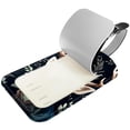 thumbnail image 2 of Square 2Pack PU Leather Jungle Elk Cruise Luggage Tag with Privacy Cover and Name ID Tag for Travel Handbags Backpacks Luggage Tags, 2 of 6