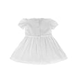 thumbnail image 4 of Girls- Embroidered White Cotton Puffed Sleeve Dress- Bonnet- Bloomers, 4 of 5