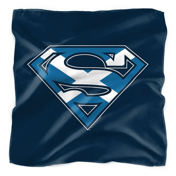 Superman Scottish Shield Bandana (21 in x 21 in)