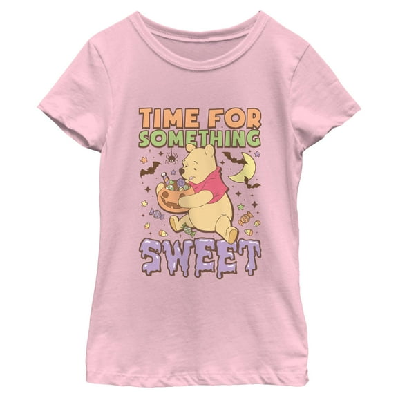 Girls Winnie the Pooh Halloween Time For Something Sweet T Shirt